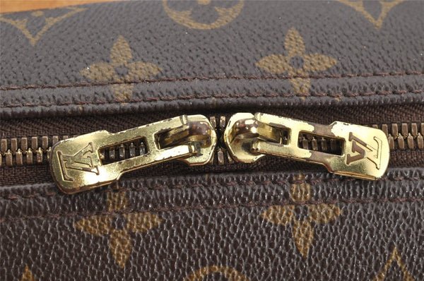 Authentic Louis Vuitton Monogram Deauville Hand Bag M47270 LV 3039I