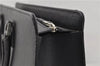 Authentic BURBERRY Vintage Leather Hand Tote bag Black 3044D