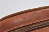 Auth Salvatore Ferragamo Vara Shoulder Cross Body Bag Leather Brown SF 3045D