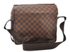 Authentic Louis Vuitton Damier Naviglio Shoulder Cross Body Bag N45255 LV 3047F