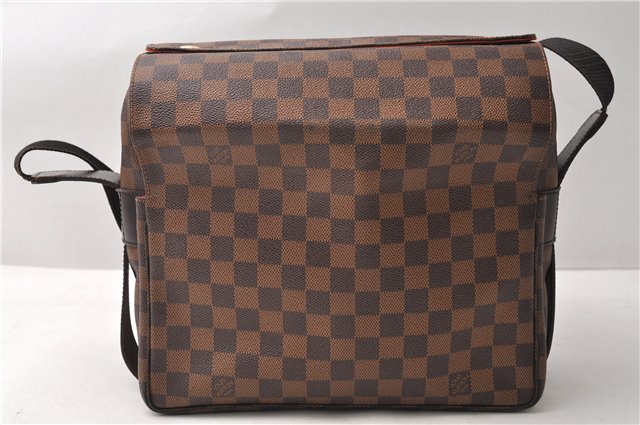 Authentic Louis Vuitton Damier Naviglio Shoulder Cross Body Bag N45255 LV 3047F
