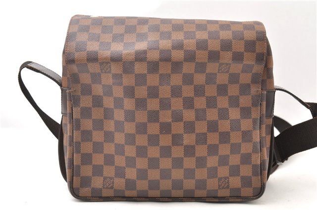 Authentic Louis Vuitton Damier Naviglio Shoulder Cross Body Bag N45255 LV 3047F