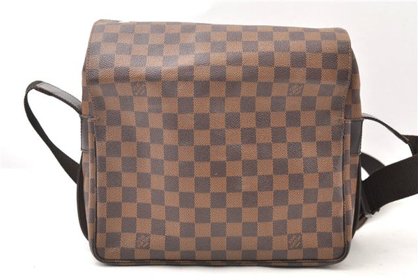 Authentic Louis Vuitton Damier Naviglio Shoulder Cross Body Bag N45255 LV 3047F