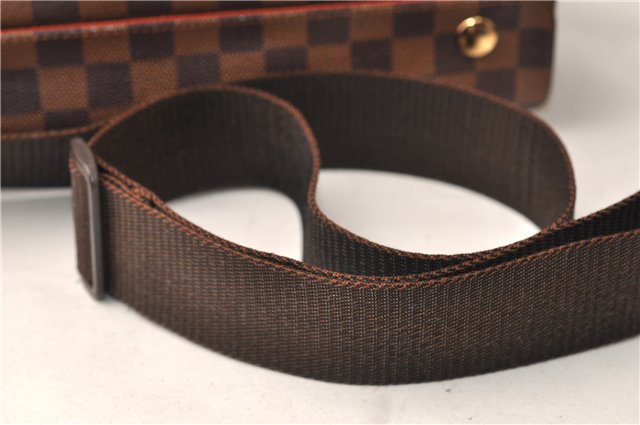 Authentic Louis Vuitton Damier Naviglio Shoulder Cross Body Bag N45255 LV 3047F