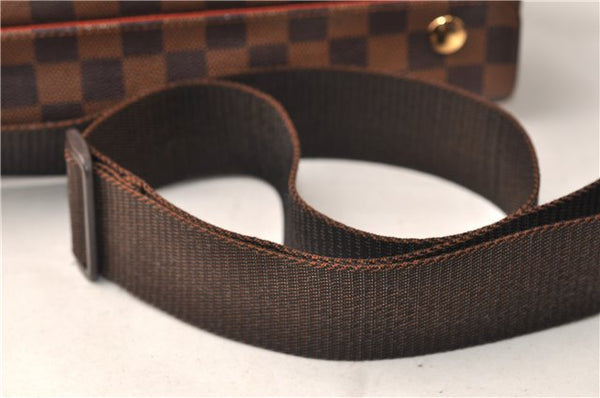 Authentic Louis Vuitton Damier Naviglio Shoulder Cross Body Bag N45255 LV 3047F
