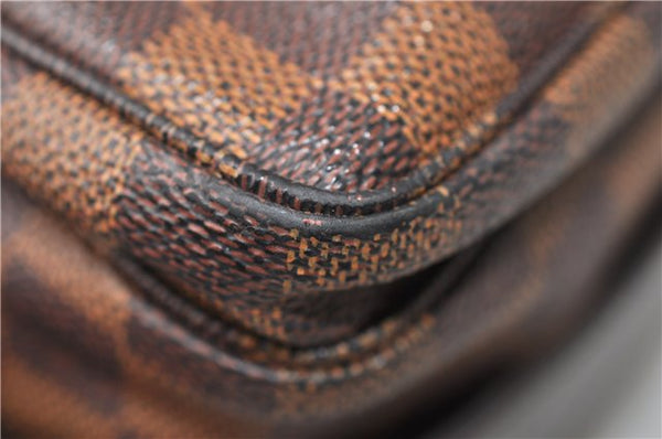 Authentic Louis Vuitton Damier Naviglio Shoulder Cross Body Bag N45255 LV 3047F