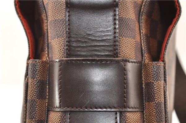 Authentic Louis Vuitton Damier Naviglio Shoulder Cross Body Bag N45255 LV 3047F