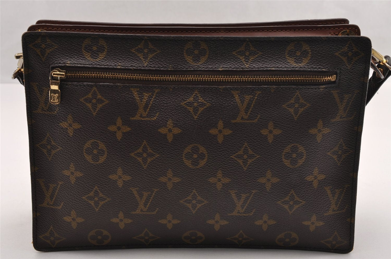 Authentic Louis Vuitton Monogram Enghien Shoulder Cross Bag M51205 LV 3047I