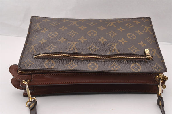 Authentic Louis Vuitton Monogram Enghien Shoulder Cross Bag M51205 LV 3047I