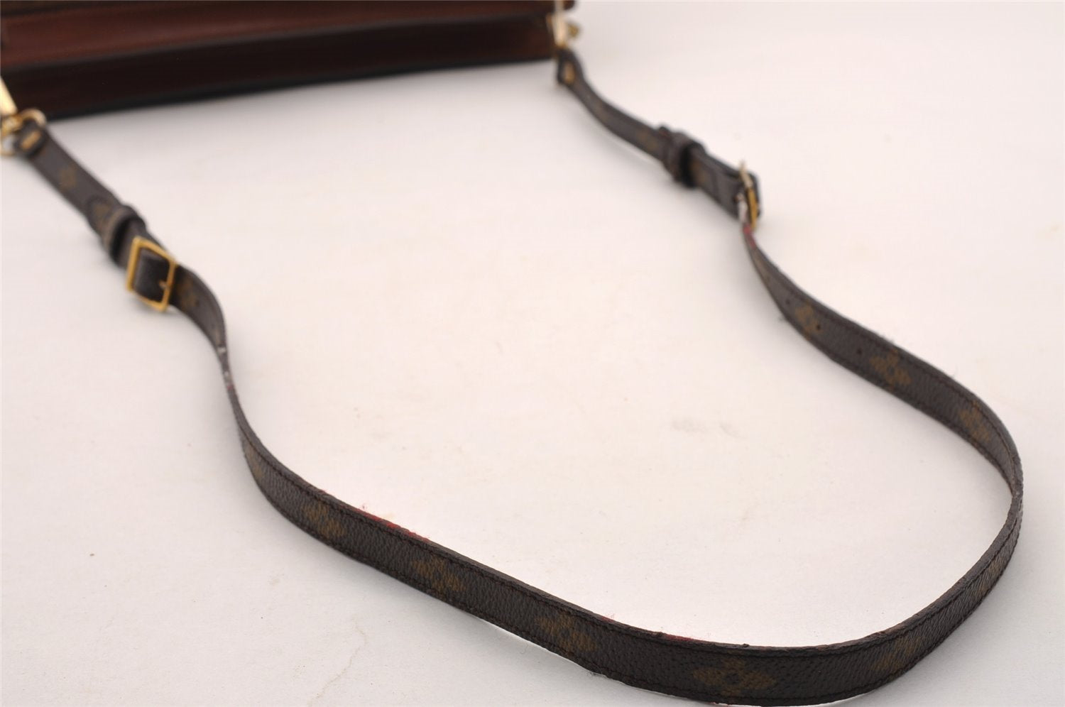 Authentic Louis Vuitton Monogram Enghien Shoulder Cross Bag M51205 LV 3047I