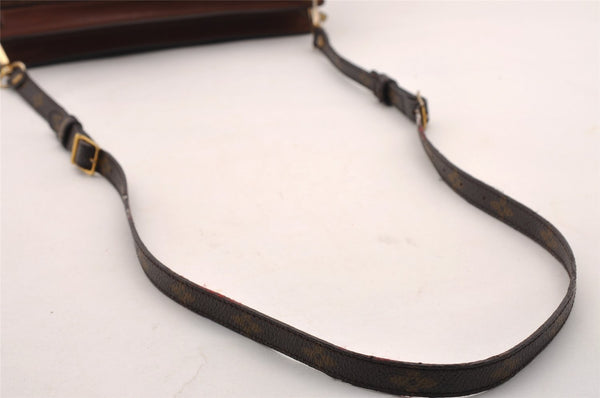 Authentic Louis Vuitton Monogram Enghien Shoulder Cross Bag M51205 LV 3047I