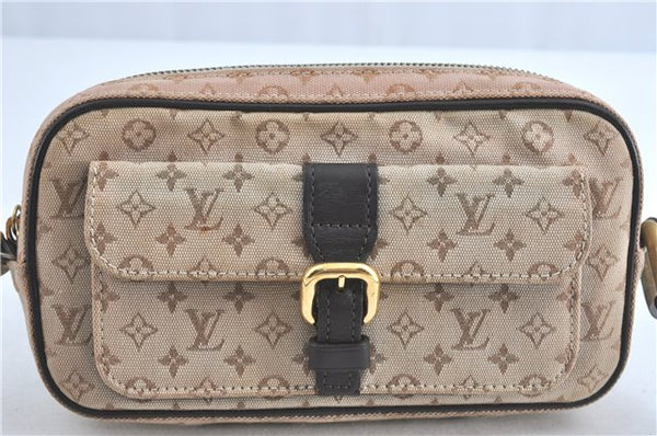 Auth Louis Vuitton Monogram Mini Juliet MM Shoulder Cross Bag M92218 Beige 3048B