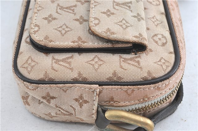 Auth Louis Vuitton Monogram Mini Juliet MM Shoulder Cross Bag M92218 Beige 3048B