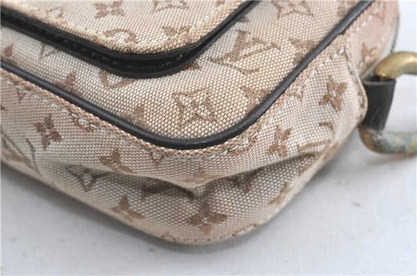 Auth Louis Vuitton Monogram Mini Juliet MM Shoulder Cross Bag M92218 Beige 3048B