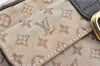 Auth Louis Vuitton Monogram Mini Juliet MM Shoulder Cross Bag M92218 Beige 3048B
