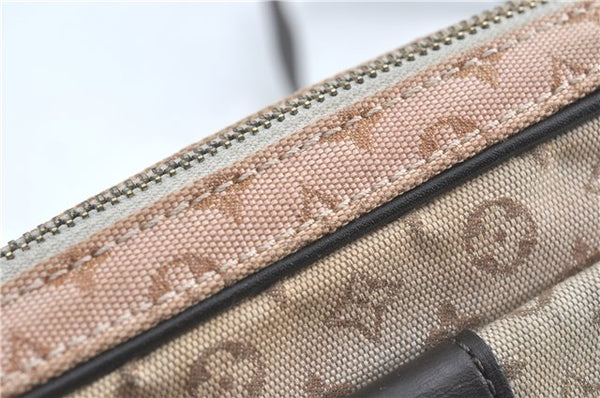 Auth Louis Vuitton Monogram Mini Juliet MM Shoulder Cross Bag M92218 Beige 3048B