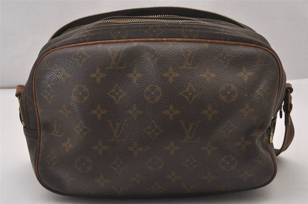 Authentic Louis Vuitton Monogram Reporter PM Shoulder Cross Bag M45254 LV 3048I