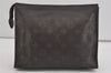 Auth Louis Vuitton Monogram Poche Toilette 26 Cosmetics Pouch Old Model LV 3049I