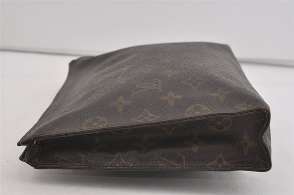Auth Louis Vuitton Monogram Poche Toilette 26 Cosmetics Pouch Old Model LV 3049I