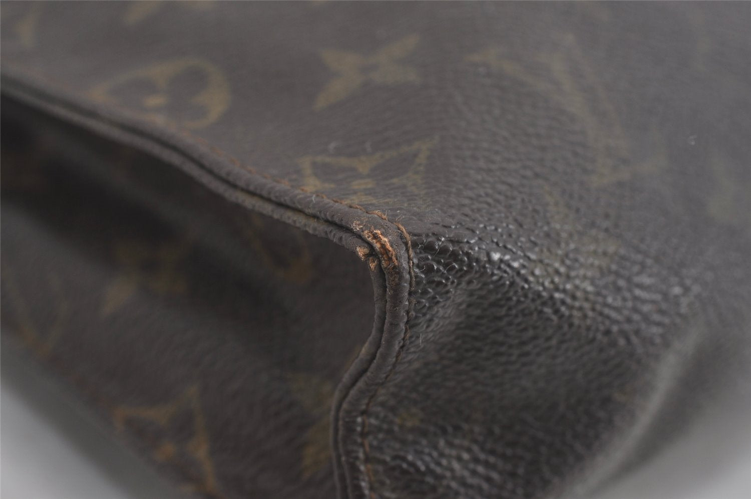 Auth Louis Vuitton Monogram Poche Toilette 26 Cosmetics Pouch Old Model LV 3049I