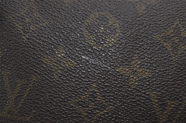 Auth Louis Vuitton Monogram Poche Toilette 26 Cosmetics Pouch Old Model LV 3049I