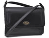 Authentic GUCCI Shoulder Cross Body Bag Purse GG Leather Black 3050D