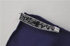 Authentic HERMES Carre 90 Scarf "CHOCS EN PLUMES" Silk Navy 3051E