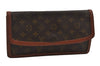 Auth Louis Vuitton Monogram Pochette Dame GM Clutch Hand Bag Old Model LV 3051I