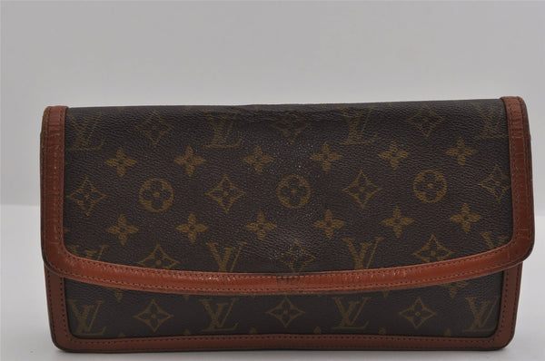 Auth Louis Vuitton Monogram Pochette Dame GM Clutch Hand Bag Old Model LV 3051I