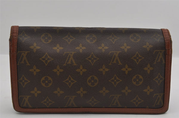 Auth Louis Vuitton Monogram Pochette Dame GM Clutch Hand Bag Old Model LV 3051I