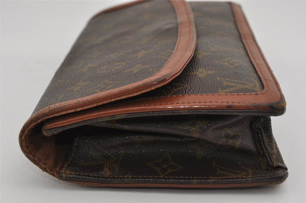 Auth Louis Vuitton Monogram Pochette Dame GM Clutch Hand Bag Old Model LV 3051I