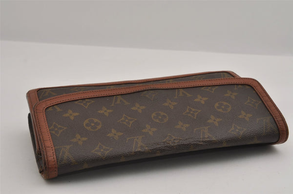 Auth Louis Vuitton Monogram Pochette Dame GM Clutch Hand Bag Old Model LV 3051I
