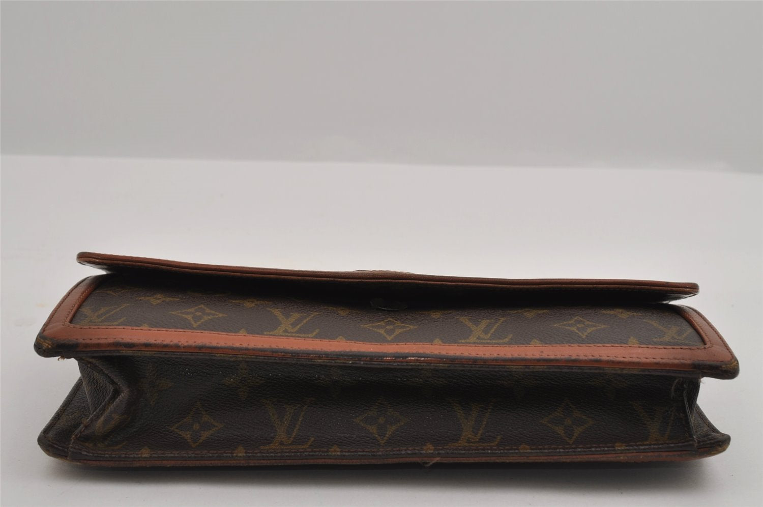 Auth Louis Vuitton Monogram Pochette Dame GM Clutch Hand Bag Old Model LV 3051I