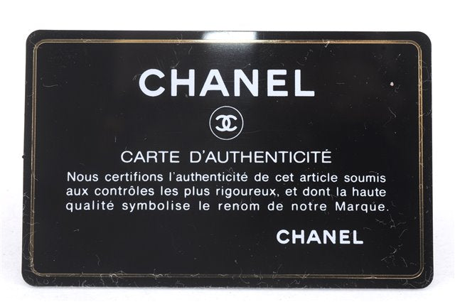 Authentic CHANEL Calf Skin Cambon Line CoCo Mark Bifold Long Wallet Black 3053D