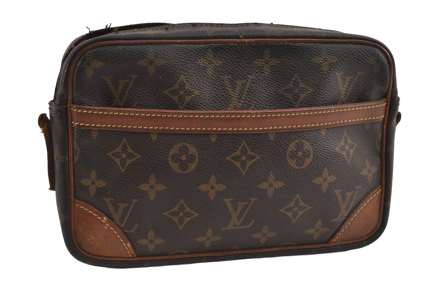 Authentic Louis Vuitton Monogram Trocadero 23 Shoulder Bag M51276 Junk 3053I