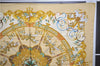 Authentic HERMES Carre 90 Scarf "LUNA PARK" Silk Beige 3055E