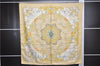 Authentic HERMES Carre 90 Scarf "LUNA PARK" Silk Beige 3055E