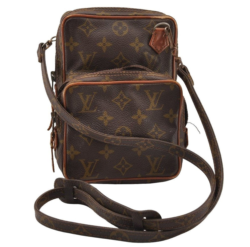 Authentic Louis Vuitton Monogram Amazone Shoulder Cross Body Bag Old Model 3055I