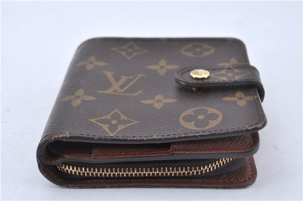 Authentic Louis Vuitton Monogram Compact Zip Bifold Wallet Purse M61667 LV 3056F