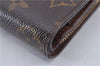 Authentic Louis Vuitton Monogram Compact Zip Bifold Wallet Purse M61667 LV 3056F