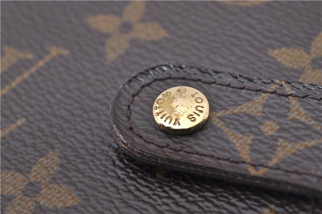 Authentic Louis Vuitton Monogram Compact Zip Bifold Wallet Purse M61667 LV 3056F