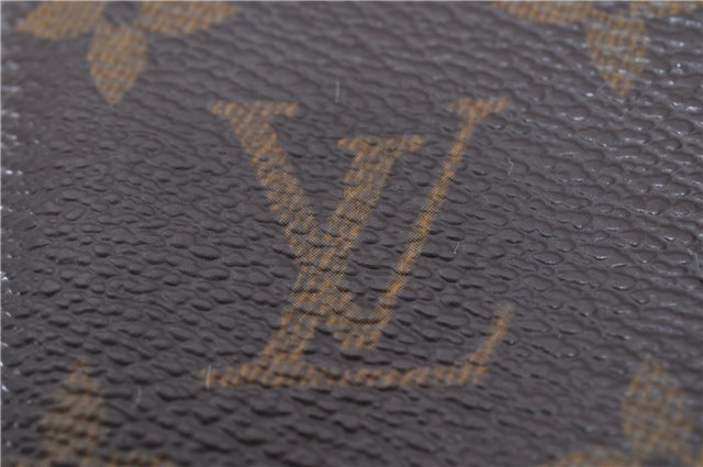 Authentic Louis Vuitton Monogram Compact Zip Bifold Wallet Purse M61667 LV 3056F