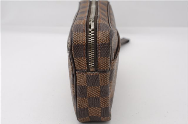 Authentic Louis Vuitton Damier Pochette Billets Macao Clutch Bag N61739 LV 3059F