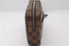 Authentic Louis Vuitton Damier Pochette Billets Macao Clutch Bag N61739 LV 3059F
