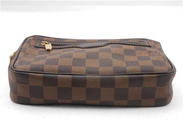 Authentic Louis Vuitton Damier Pochette Billets Macao Clutch Bag N61739 LV 3059F