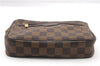 Authentic Louis Vuitton Damier Pochette Billets Macao Clutch Bag N61739 LV 3059F