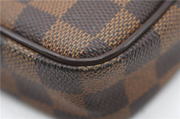 Authentic Louis Vuitton Damier Pochette Billets Macao Clutch Bag N61739 LV 3059F