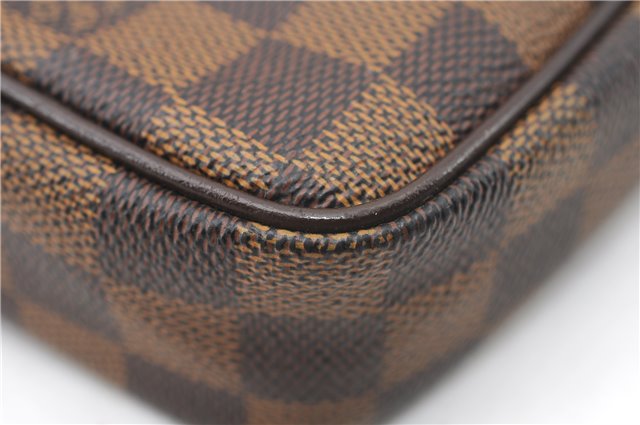 Authentic Louis Vuitton Damier Pochette Billets Macao Clutch Bag N61739 LV 3059F