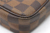 Authentic Louis Vuitton Damier Pochette Billets Macao Clutch Bag N61739 LV 3059F