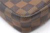 Authentic Louis Vuitton Damier Pochette Billets Macao Clutch Bag N61739 LV 3059F